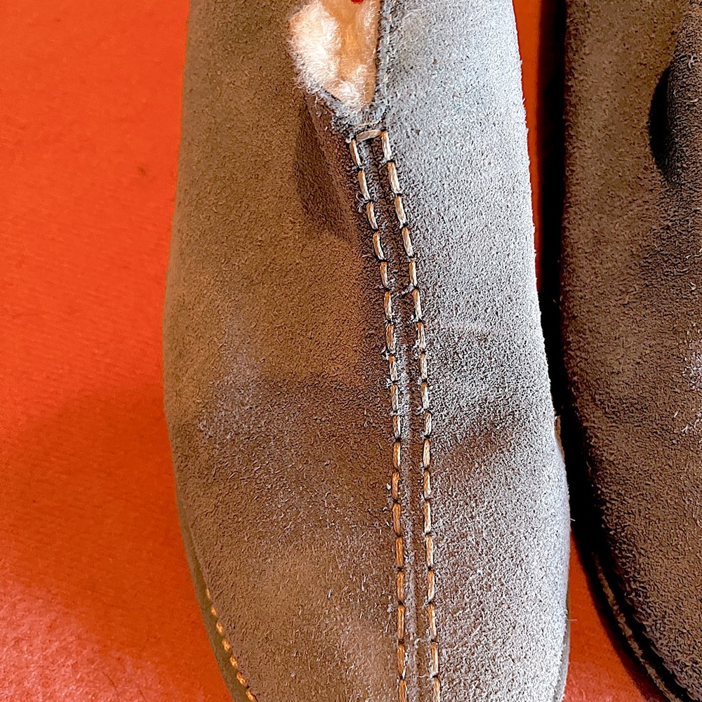 Cole Haan fleece slip on shoes